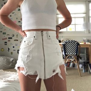 white carmar skirt